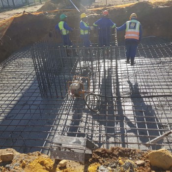Foundation reinforcement at Boland Park